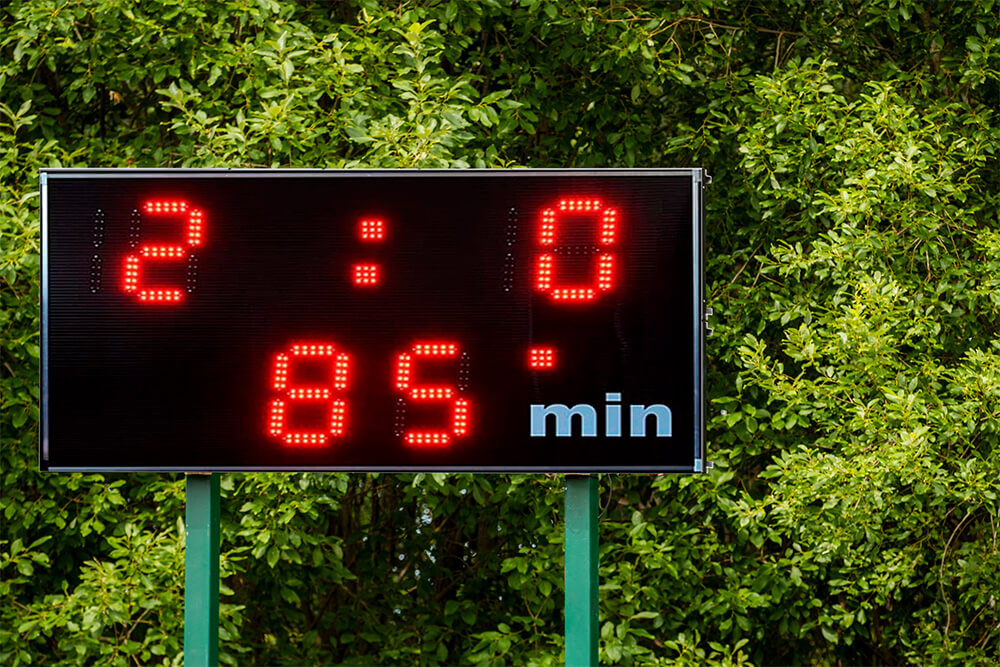 Digitális eredményjelző tábla